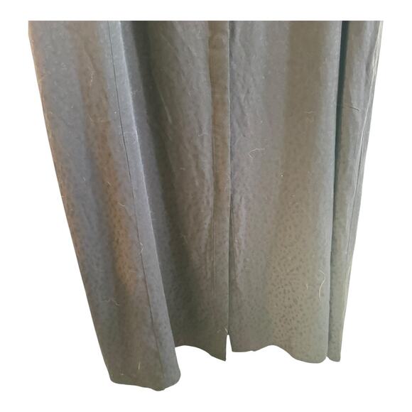 Women's H&M Navy Blue Dots Leopard Print Button down Sleeveless Midi Dress 12 - Picture 9 of 12